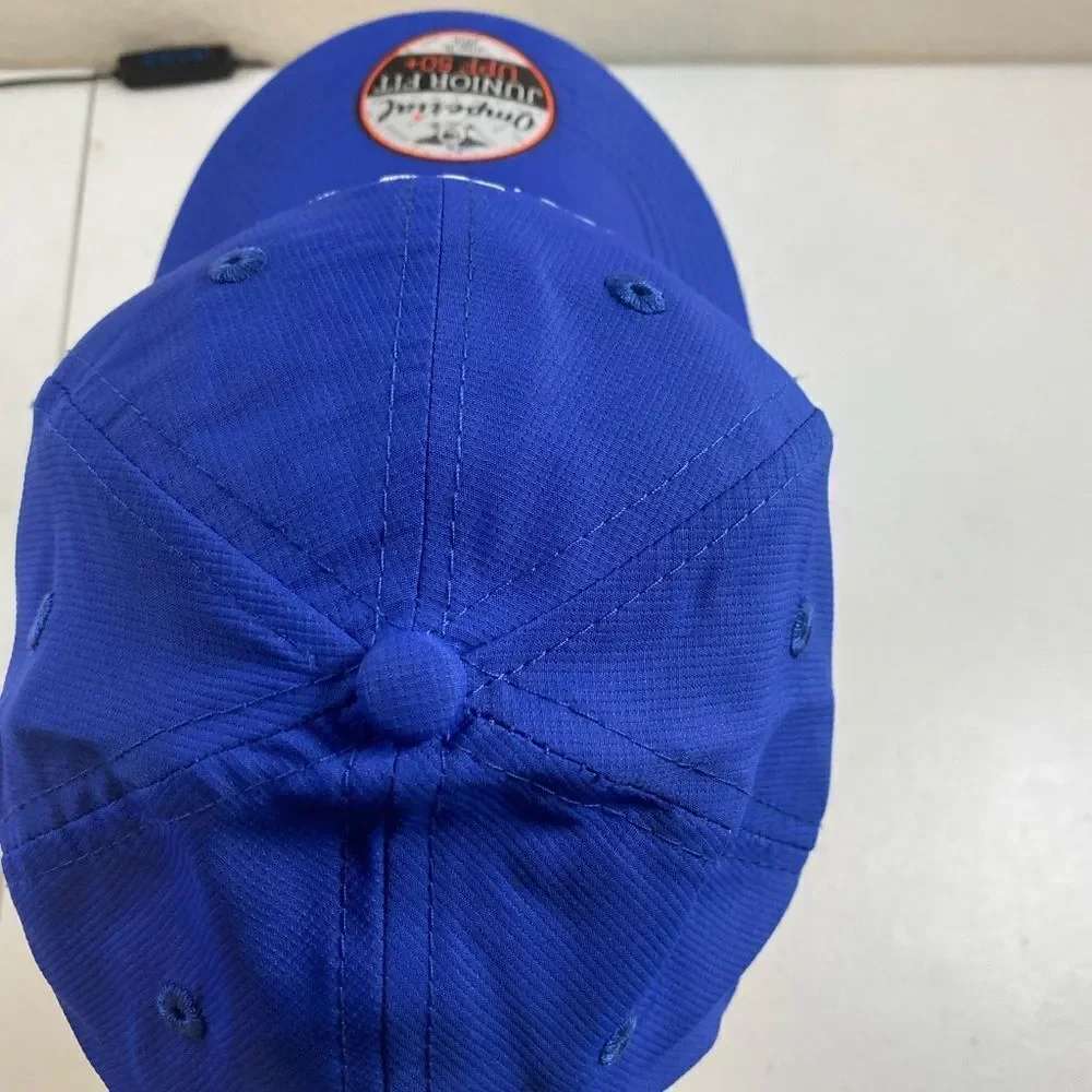 NWT Imperial YOUTH Blue Arlington Junior Golf Adjustable Baseball Hat UPF 50+